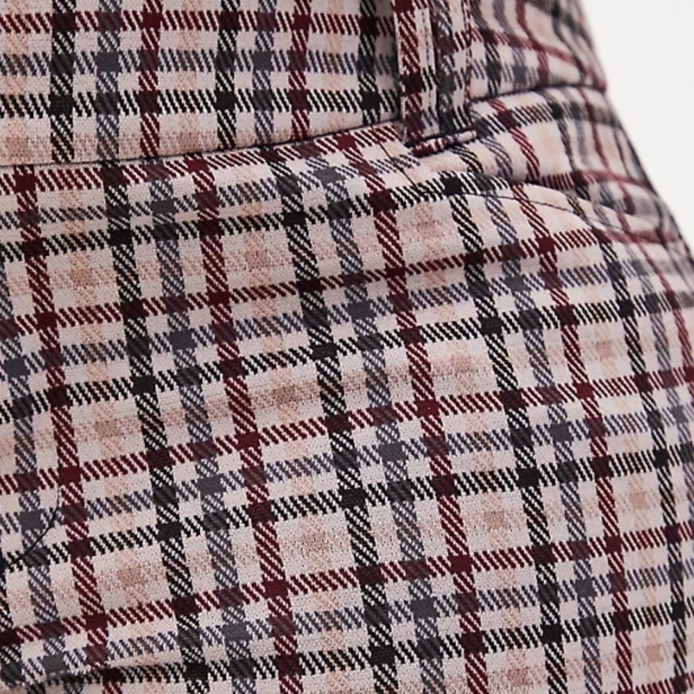 Torrid Plaid Stretch Knit Skinny Pants - Picture 3 of 4